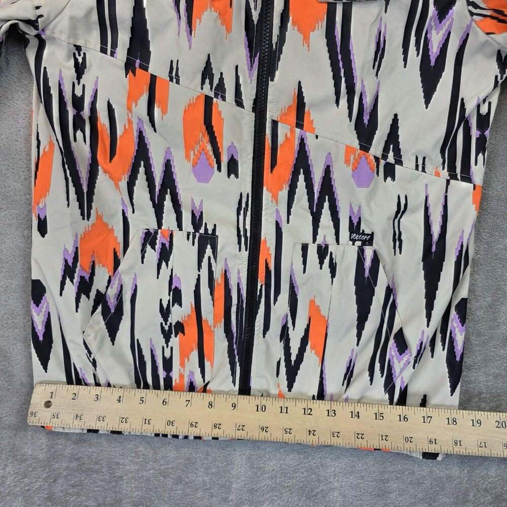 Volcom Jacket Womens Medium Multi Enemy Lines Hoo… - image 6